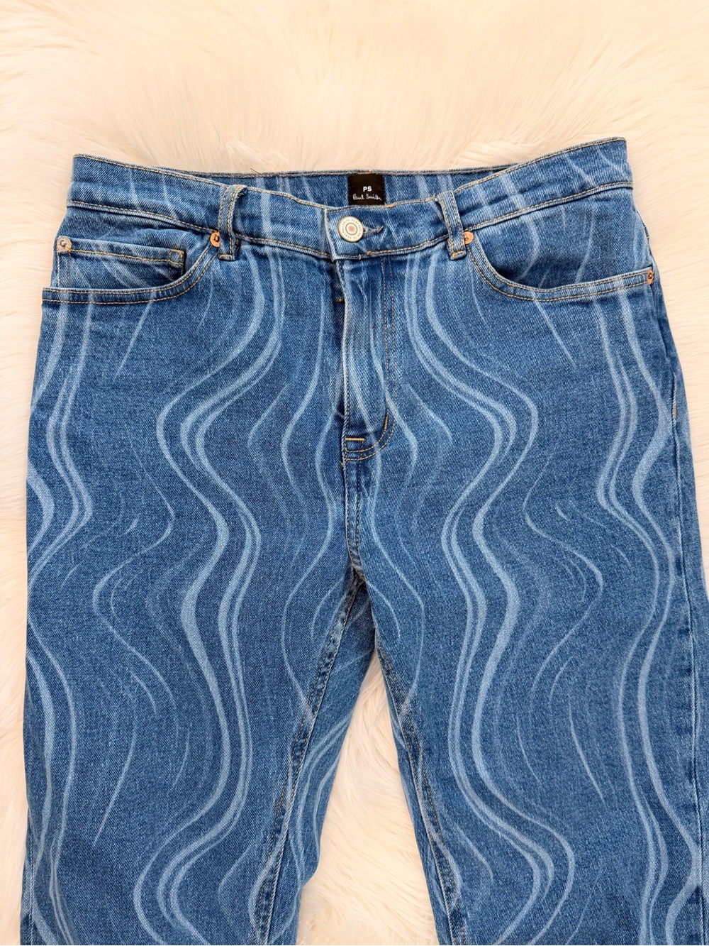 Paul smith wavy print jeans